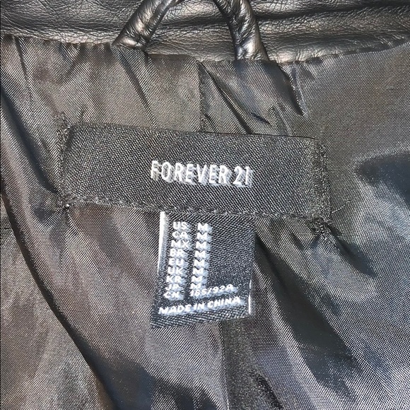 Forever 21 • Leather Jacket - Picture 2 of 2
